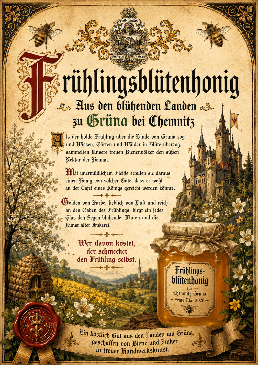 Bekanntmachung über Honig